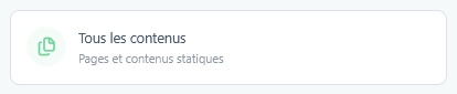 Bouton Tous les contenus